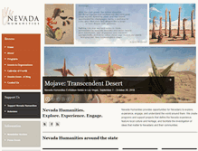 Tablet Screenshot of nevadahumanities.org